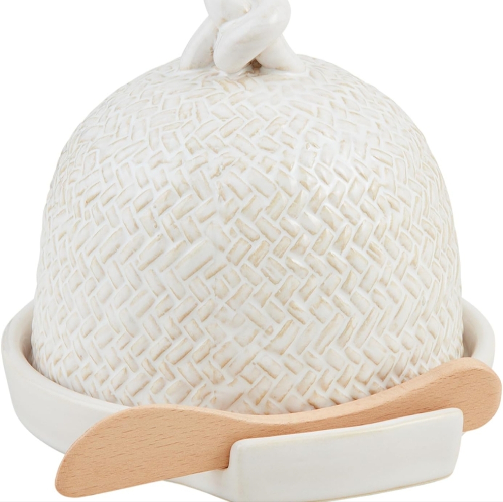 Mud Pie Cheese Ball Cloche Set, 5" x 5" New in Box with Tags
